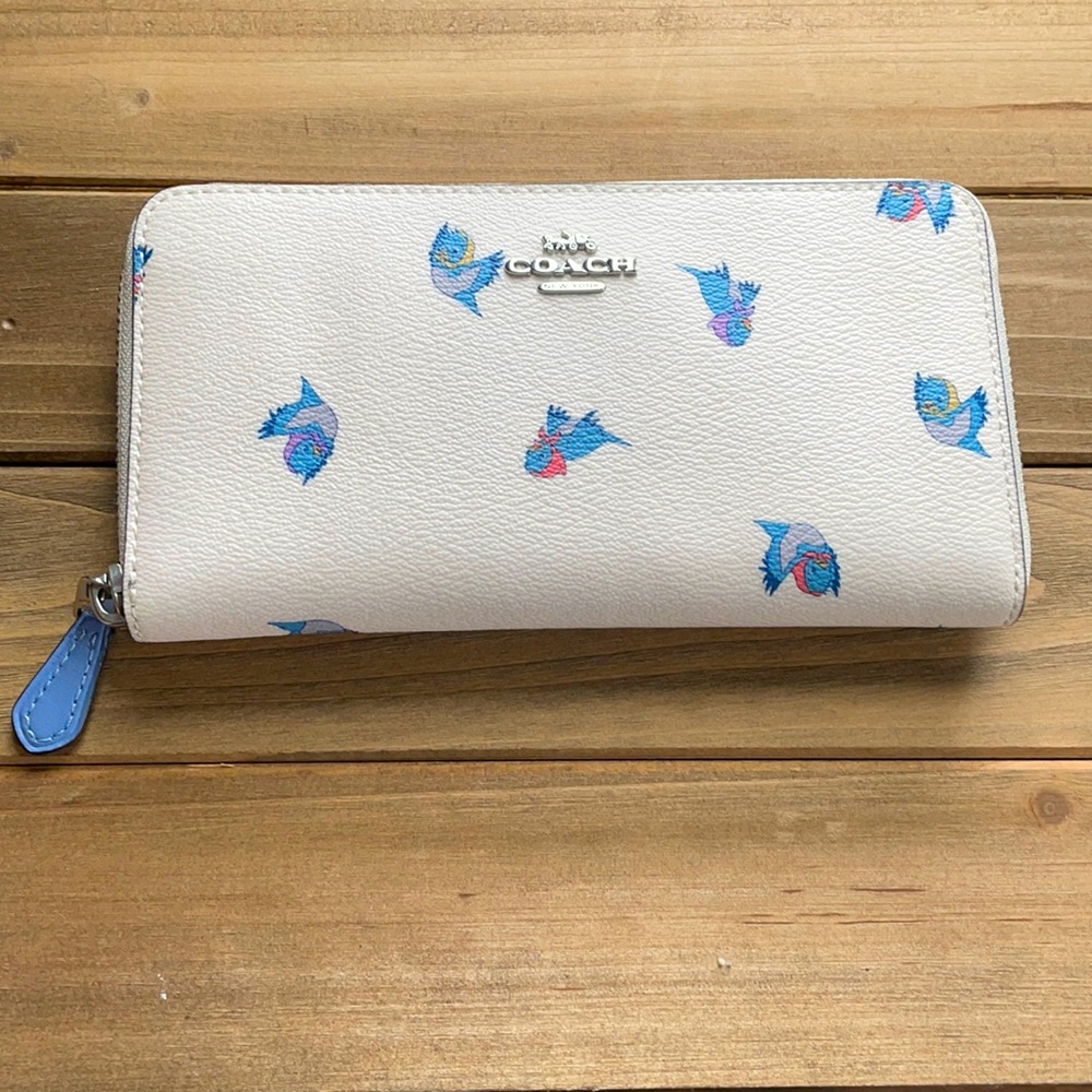 Disney X Coach Accordion Zip Wallet Cinderella